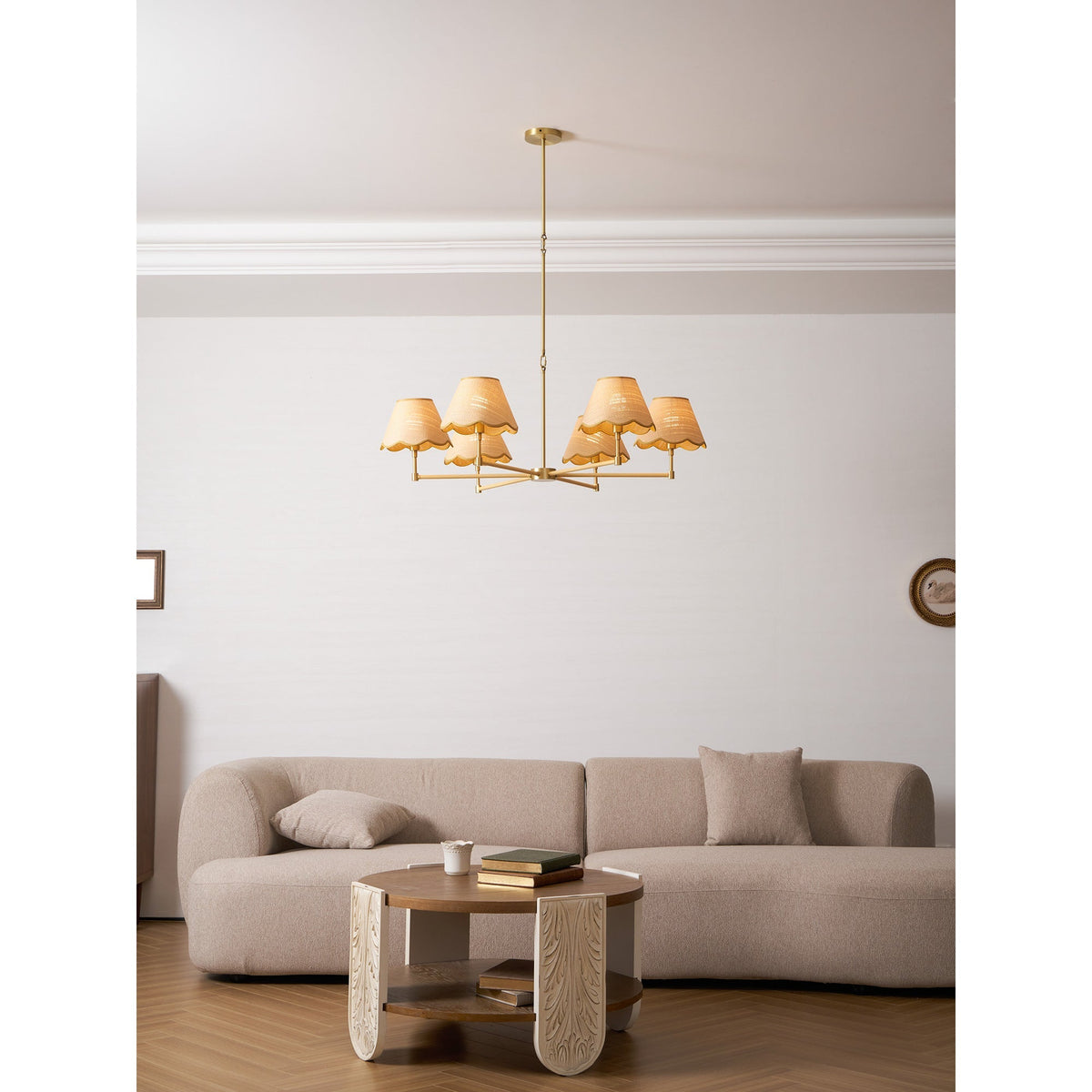 Piko Rattan Chandelier
