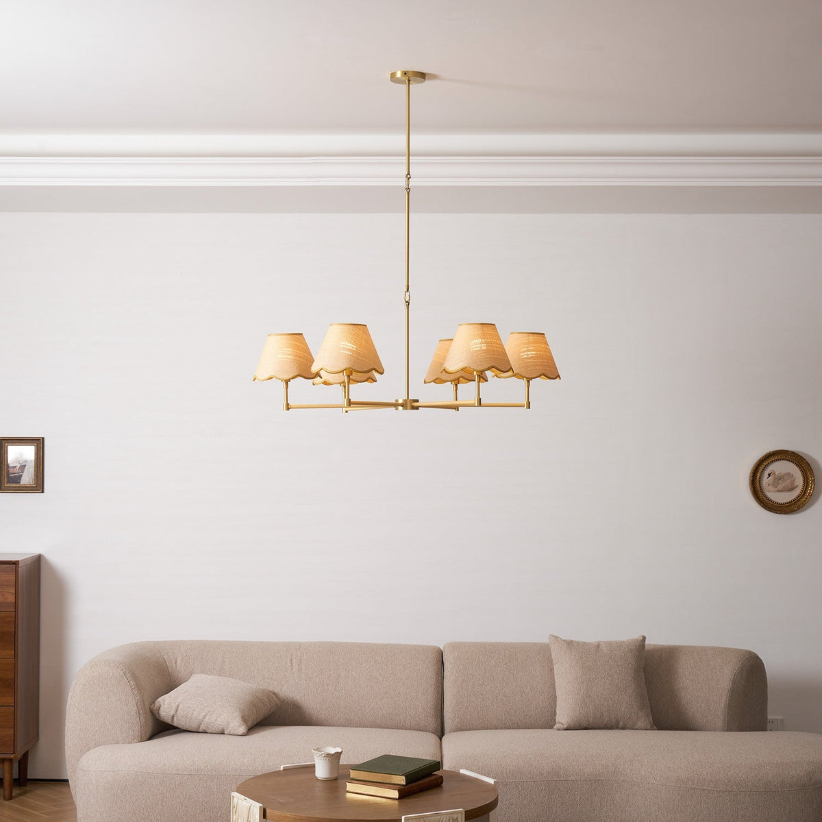 Piko Rattan Chandelier