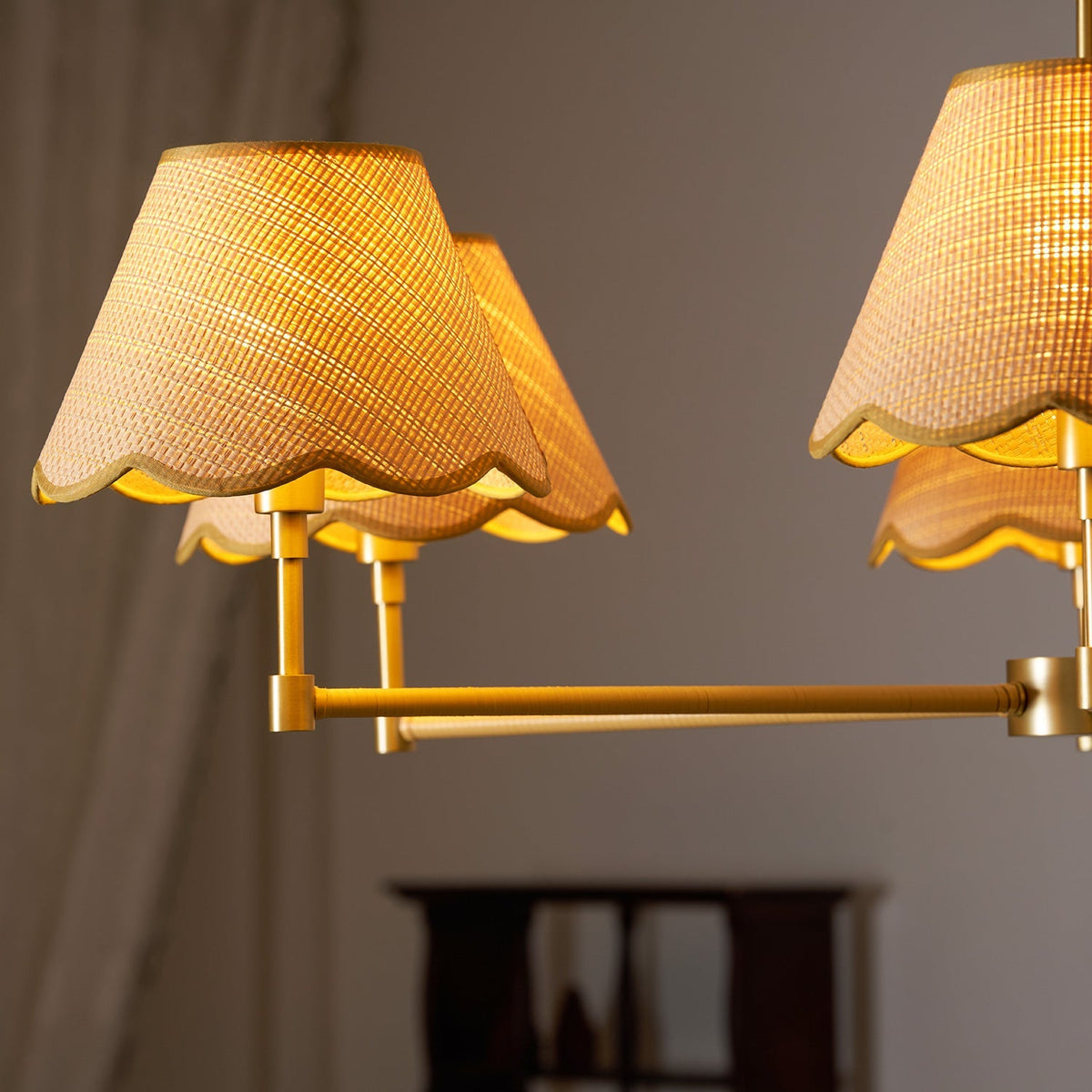 Piko Rattan Chandelier