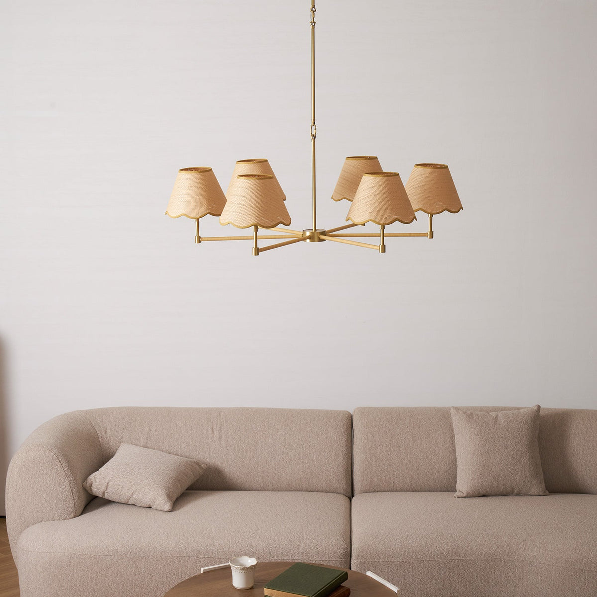 Piko Rattan Chandelier