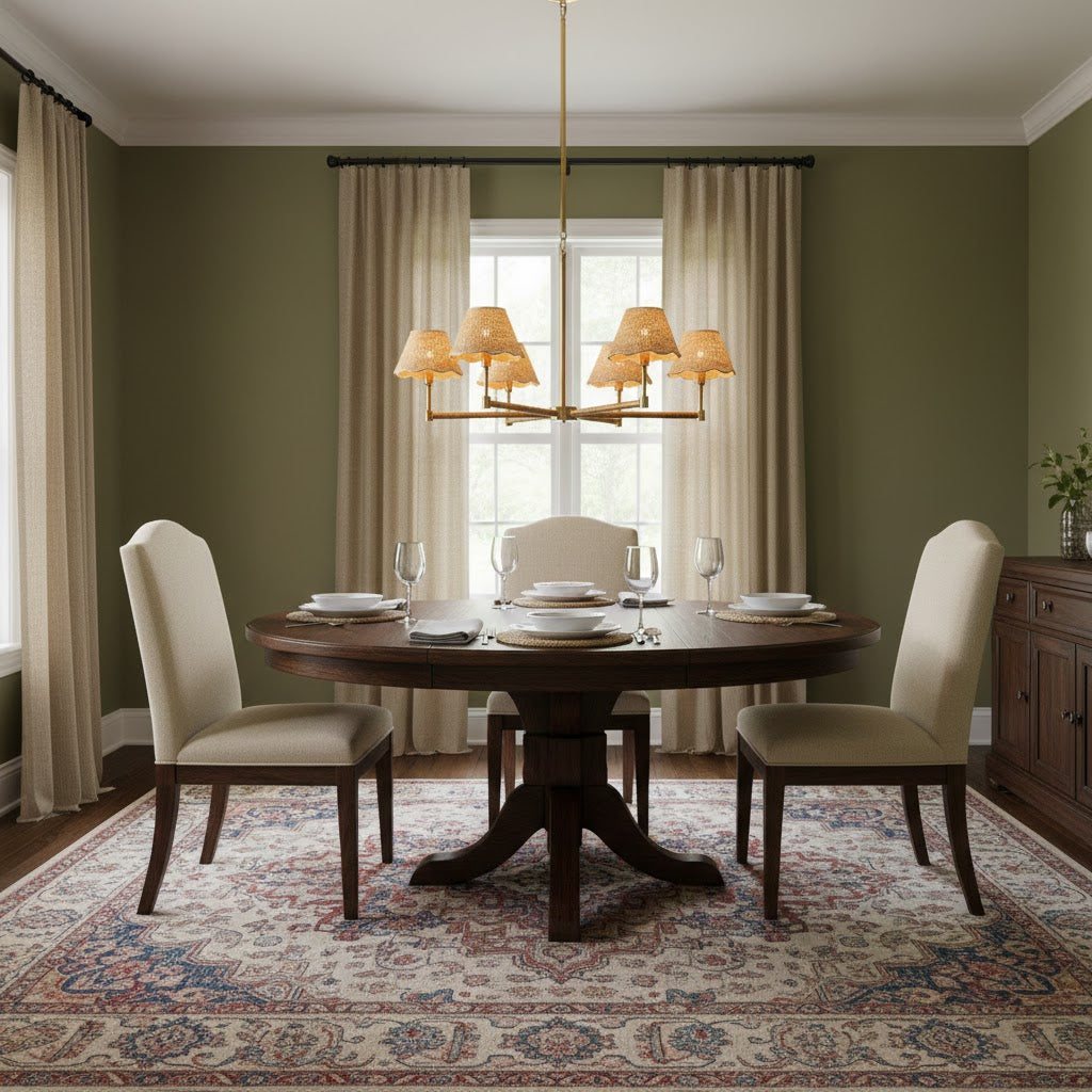 Piko Rattan Chandelier