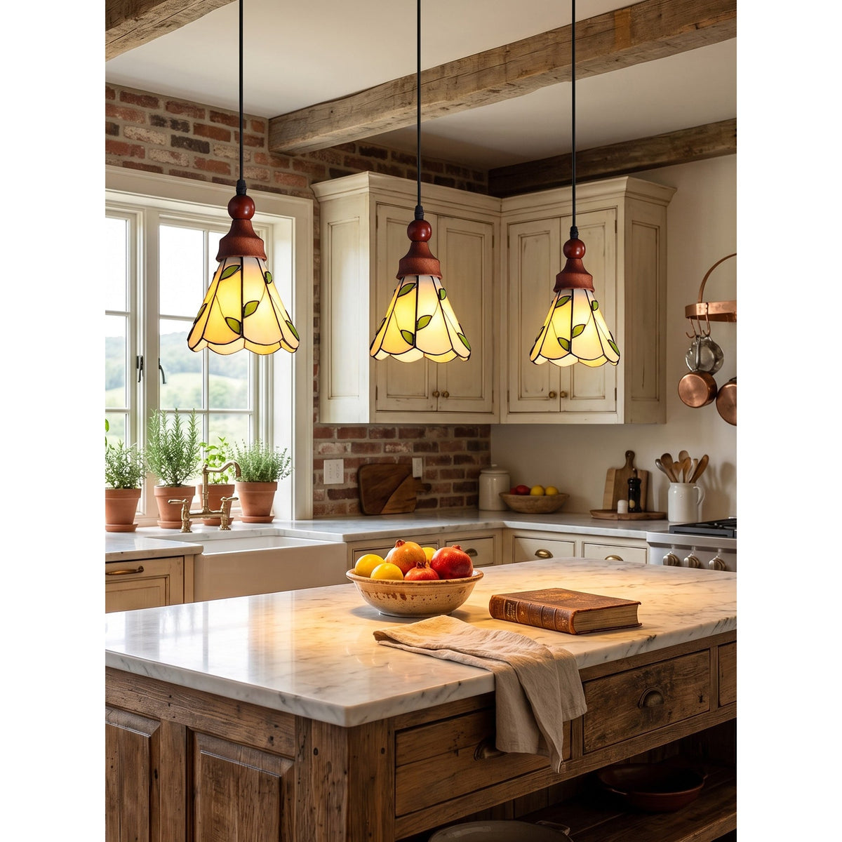 Valewood Botanical Linear Pendant Light