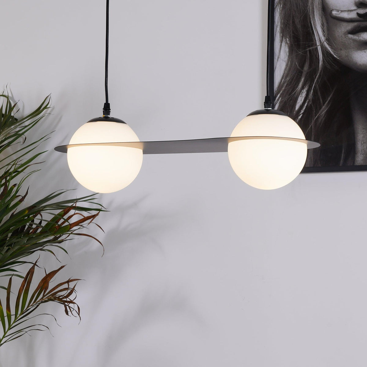 Mirere Black Contemporary Pendant Lamp