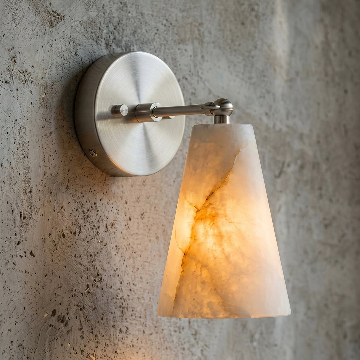 Castercombe Alabaster Wall Sconce