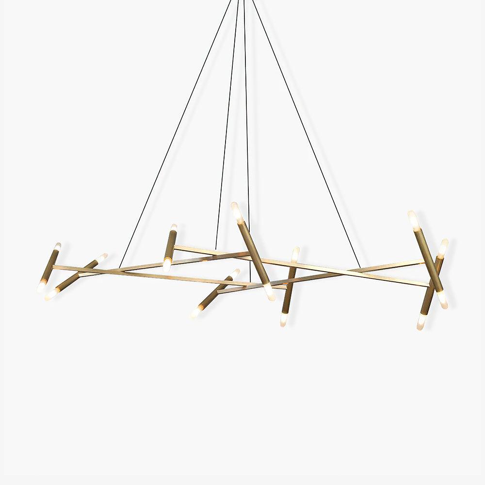 Soliriel Modern Brass Chandelier