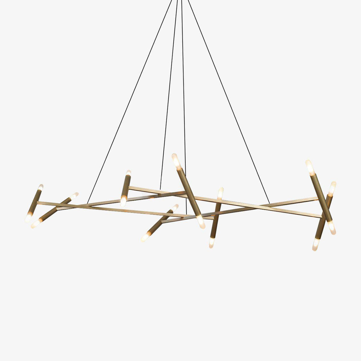 Soliriel Modern Brass Chandelier