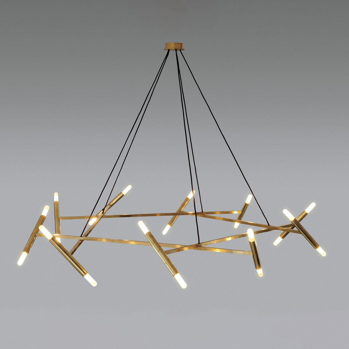 Soliriel Modern Brass Chandelier