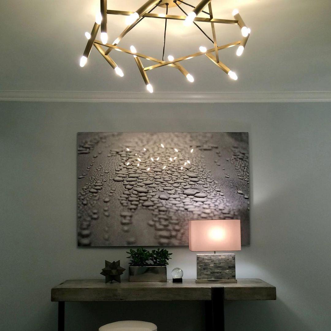 Soliriel Modern Brass Chandelier