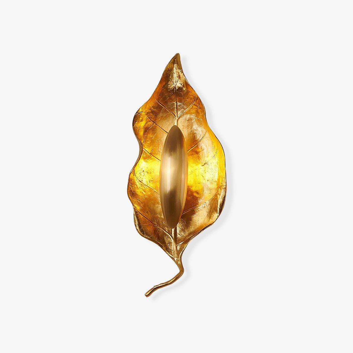Corsel Nordic Art Leaf Brass Wall Lamp
