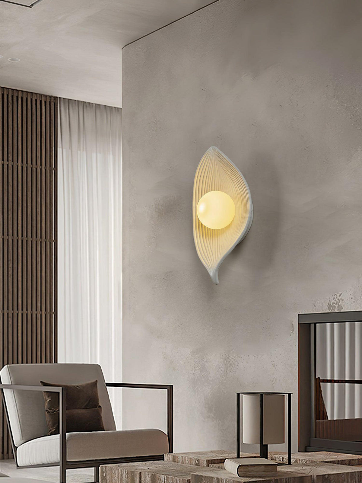 Lirixa Leaf Canoe Resin Sconce Wall lamp