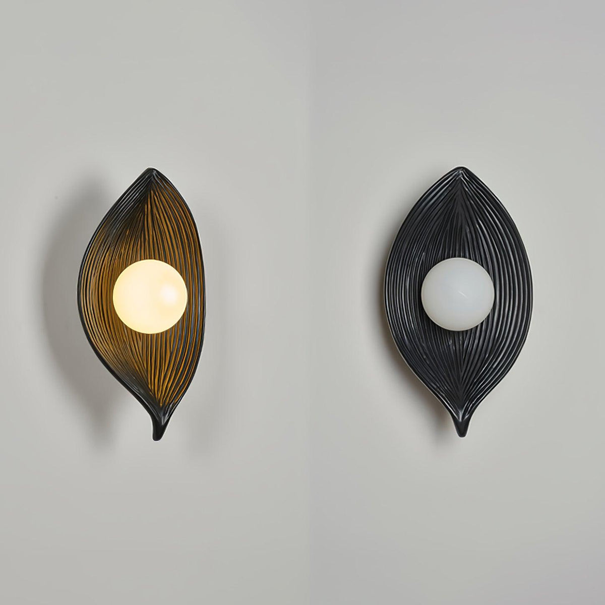Lirixa Leaf Canoe Resin Sconce Wall lamp