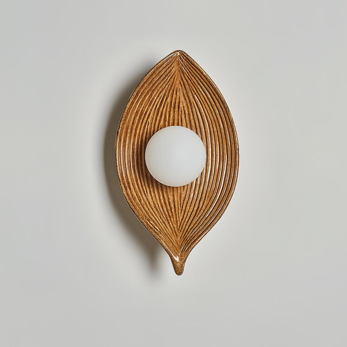 Lirixa Leaf Canoe Resin Sconce Wall lamp