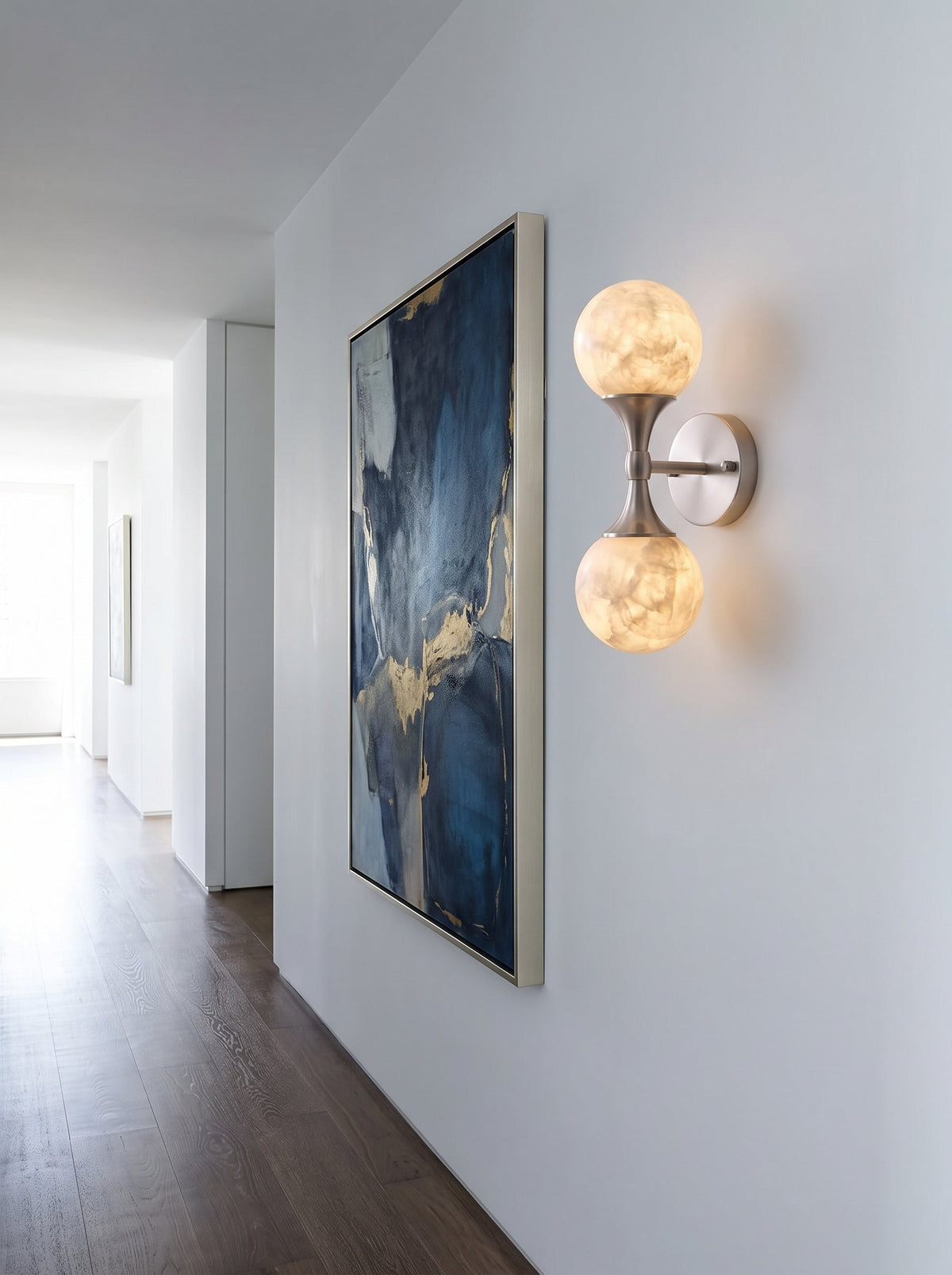 Ulverford Dual Alabaster Wall Sconce