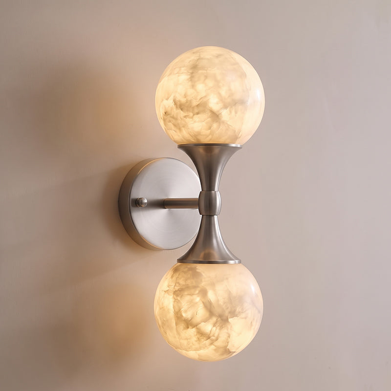 Ulverford Dual Alabaster Wall Sconce