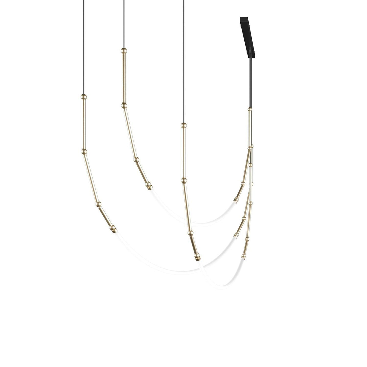 Rio Chandelier Leda LED Flexible Modern Sculptural