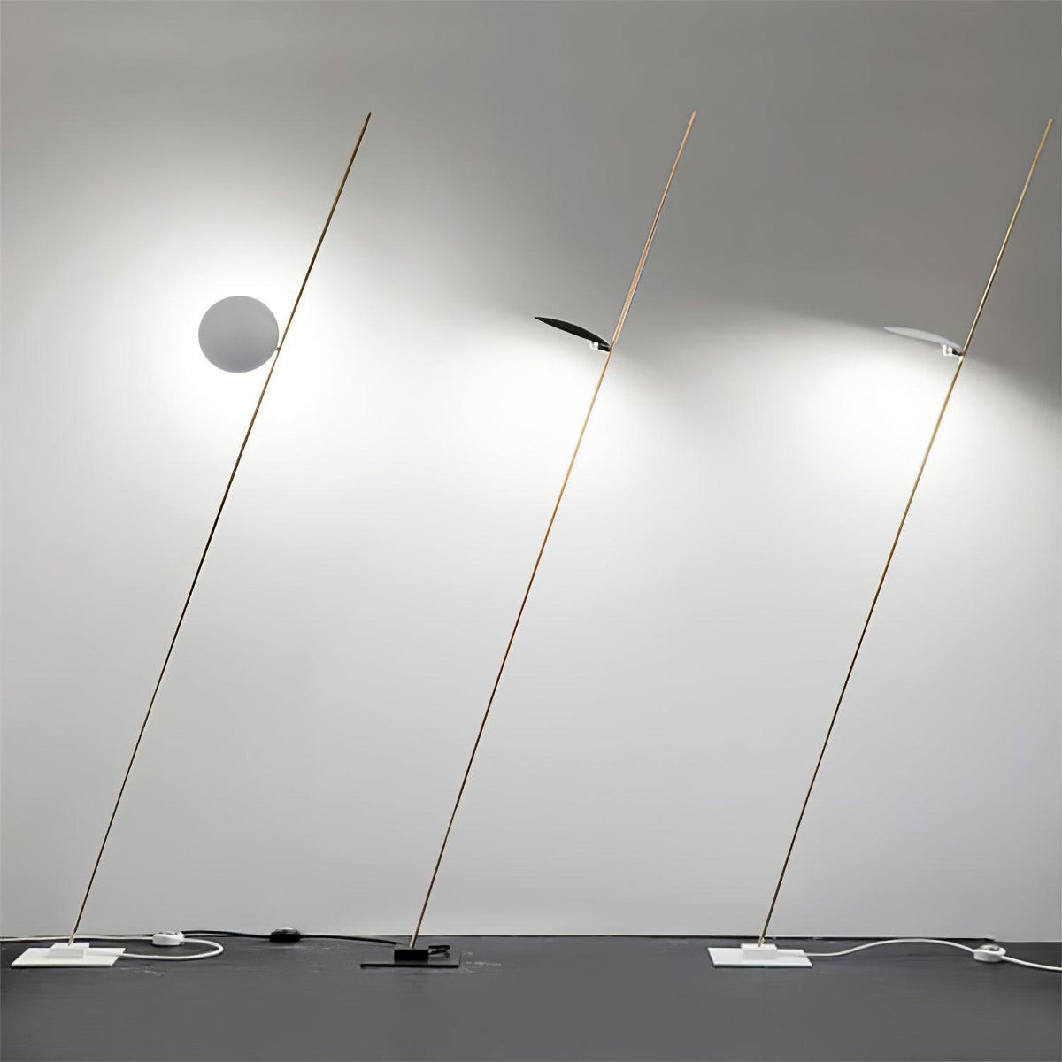 Axial Ray Sculptural Floor Lamp