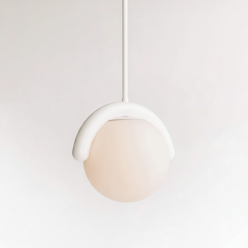 Alden Modern Metal Glass Linear Chandelier
