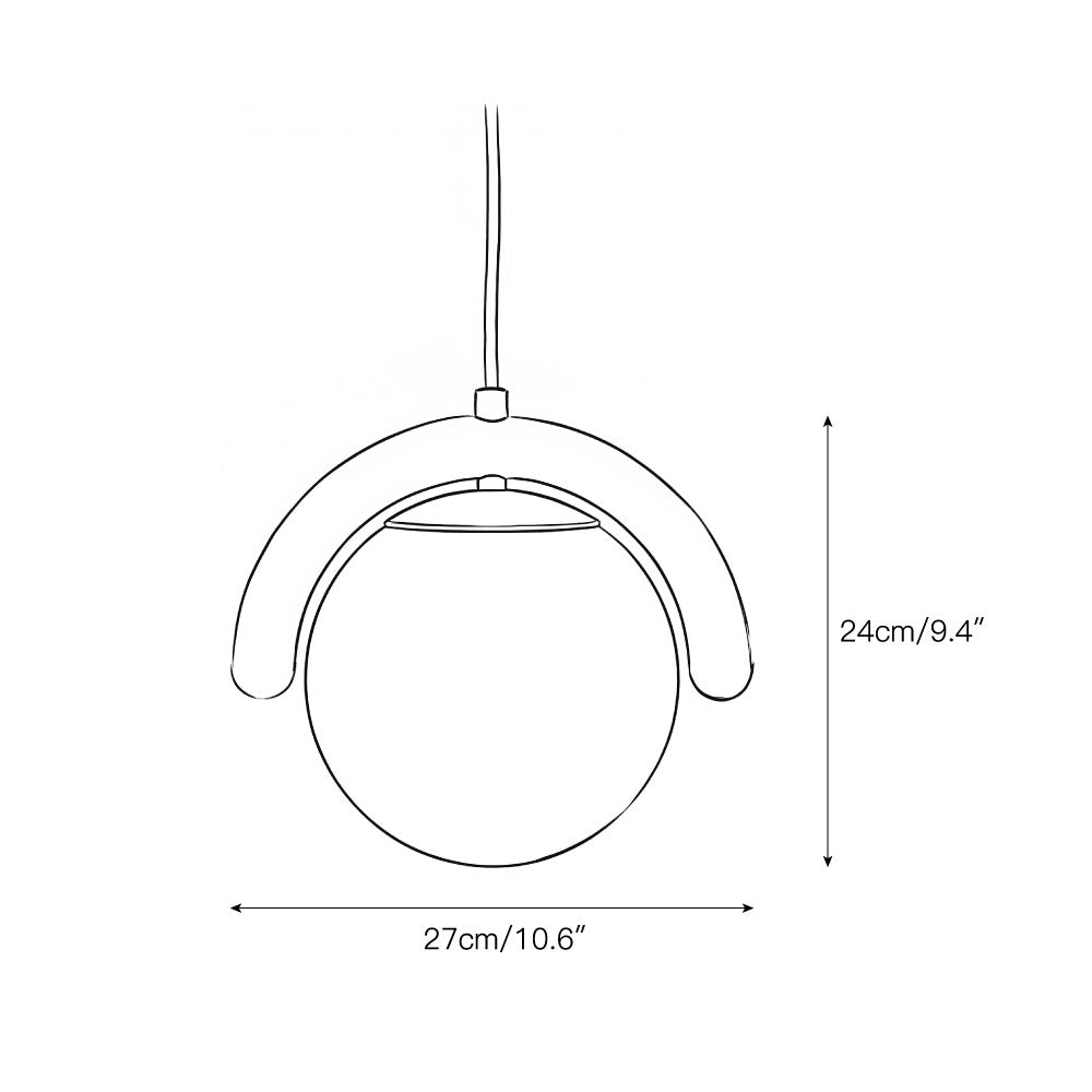 Bedo Linear Ball Pendant Light