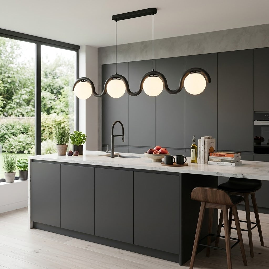 Bedo Linear Ball Pendant Light