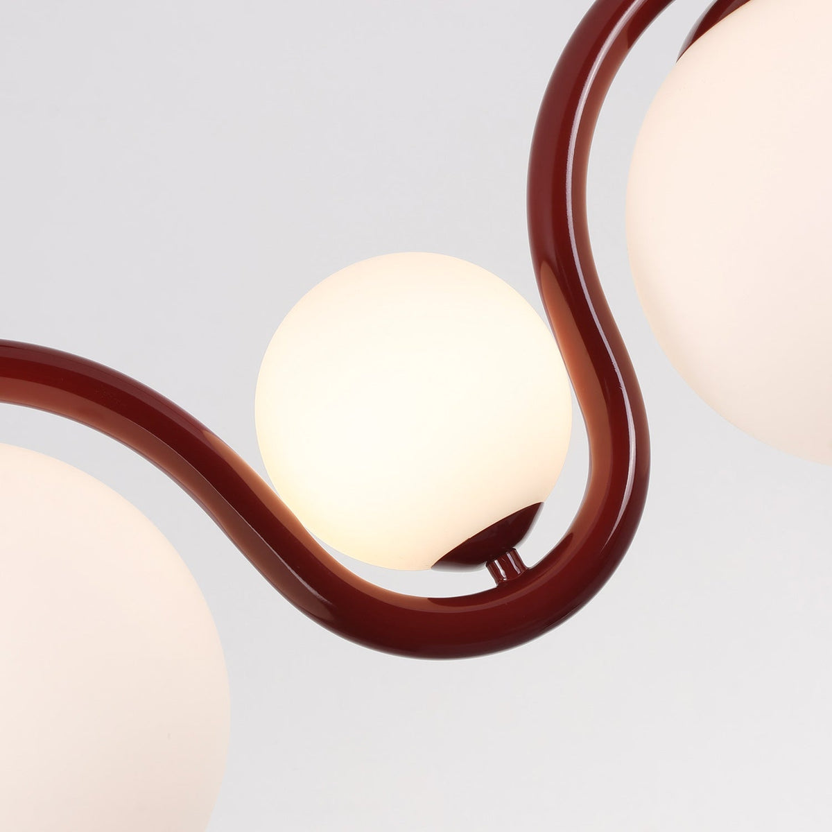 Ashcombe Opal Glass Linear Chandelier