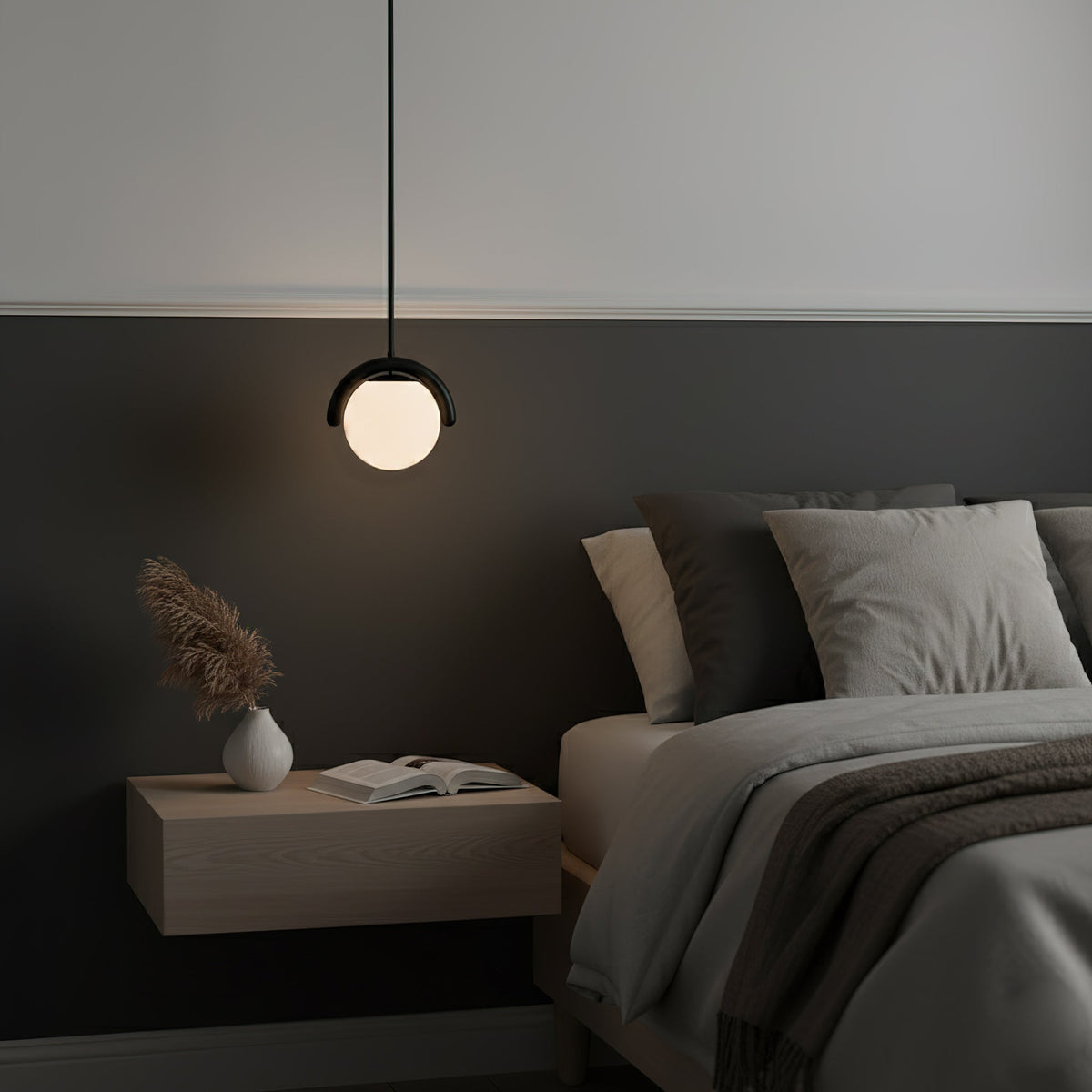 Ashcombe Opal Glass Linear Chandelier