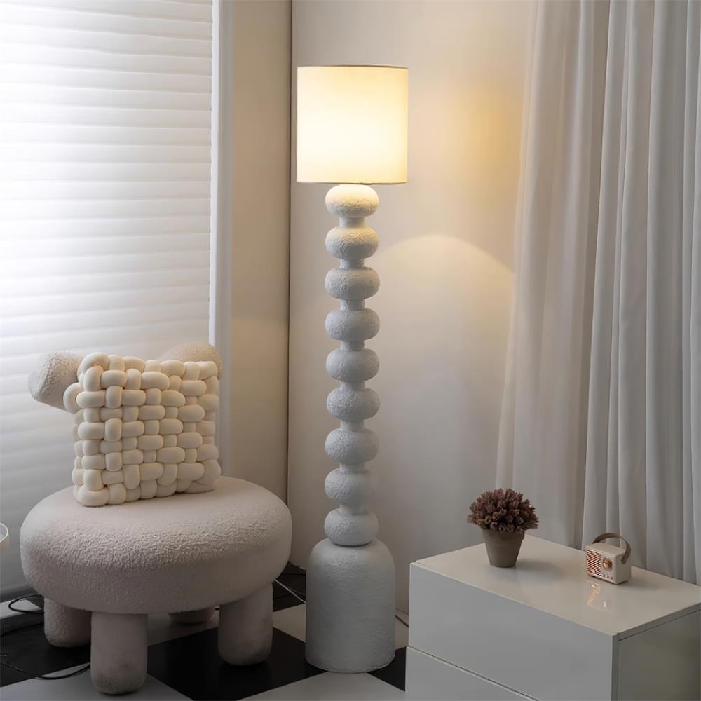 Khev Modern Fabric Floor Lamp