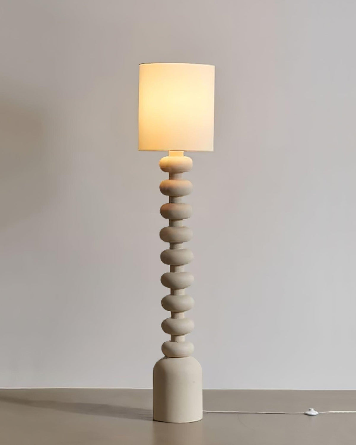 Khev Modern Fabric Floor Lamp