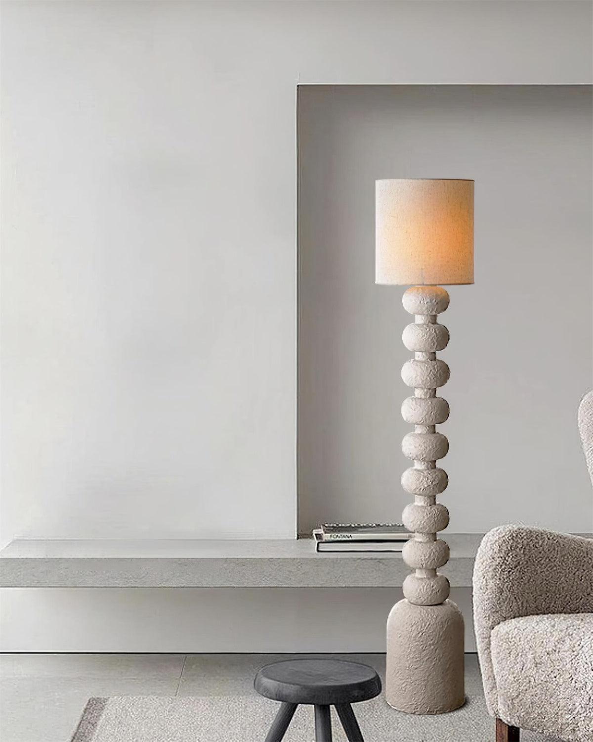 Khev Modern Fabric Floor Lamp