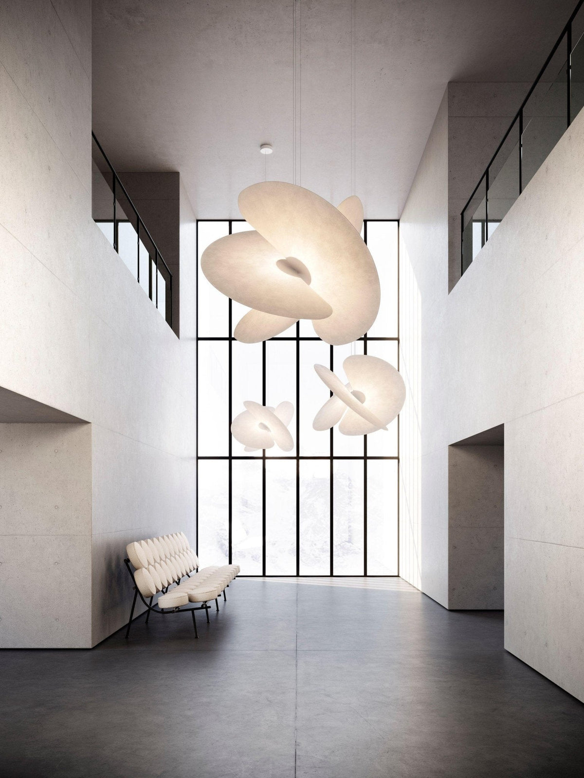 Whirl Modern Fabric Pendant Lamp