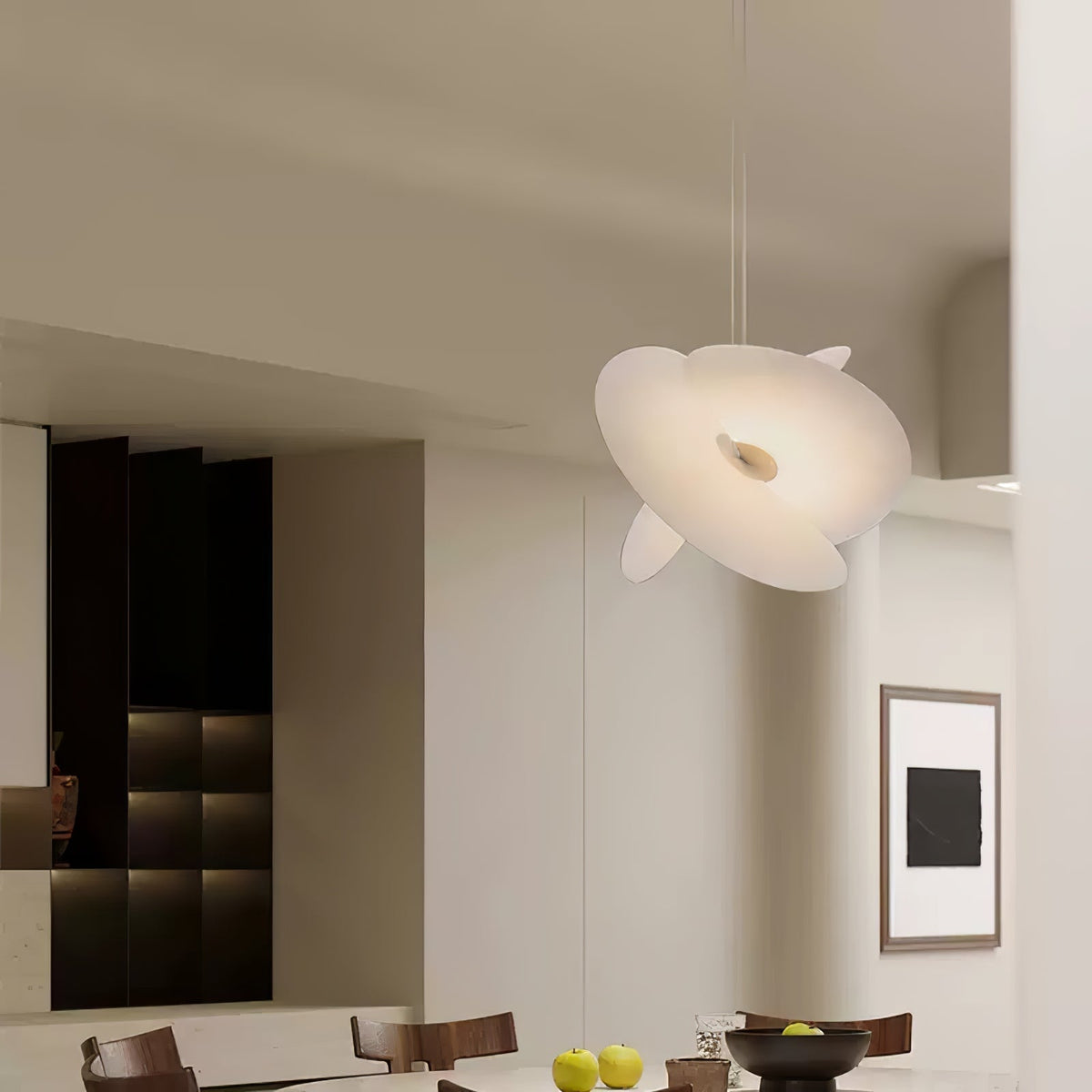 Whirl Modern Fabric Pendant Lamp