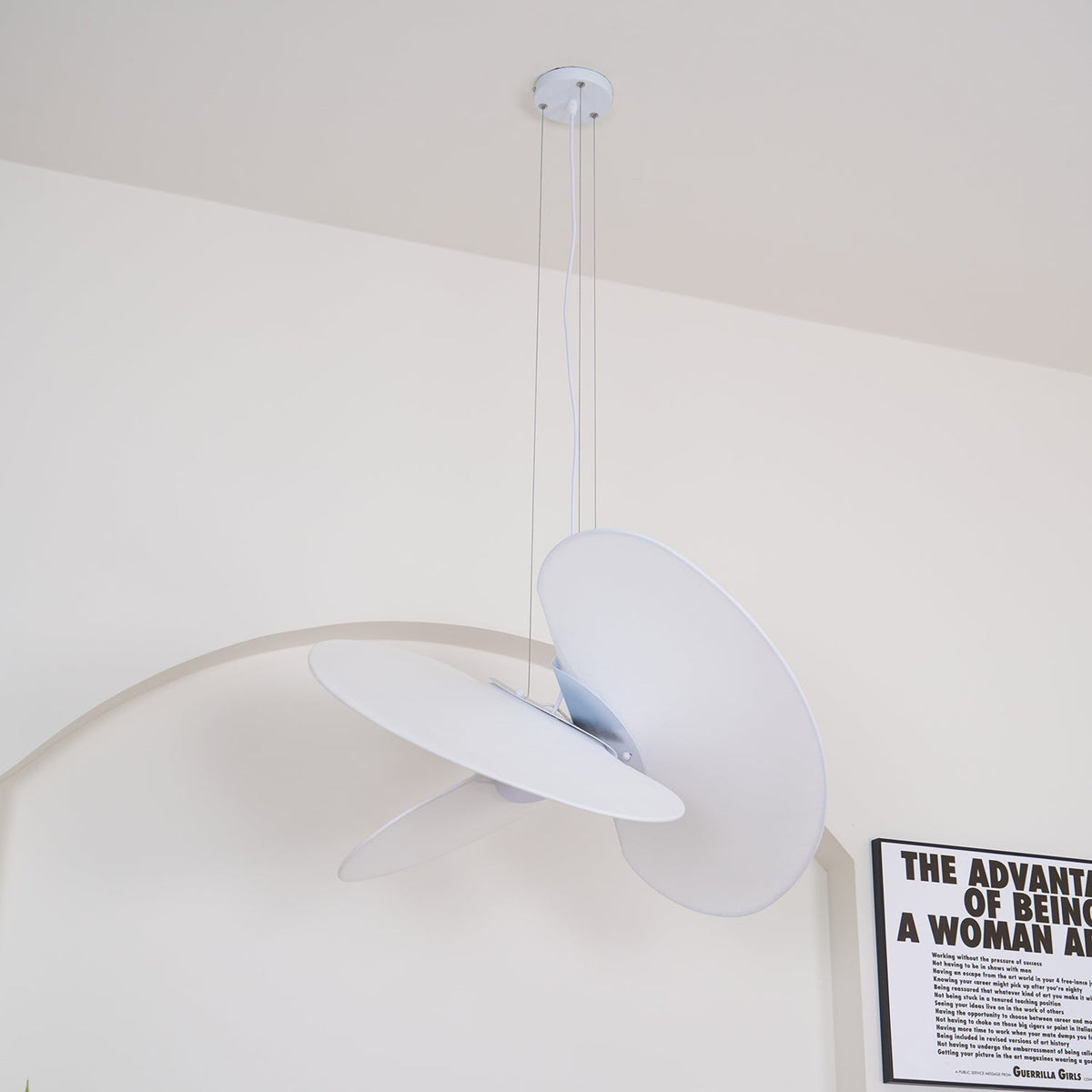 Whirl Modern Fabric Pendant Lamp