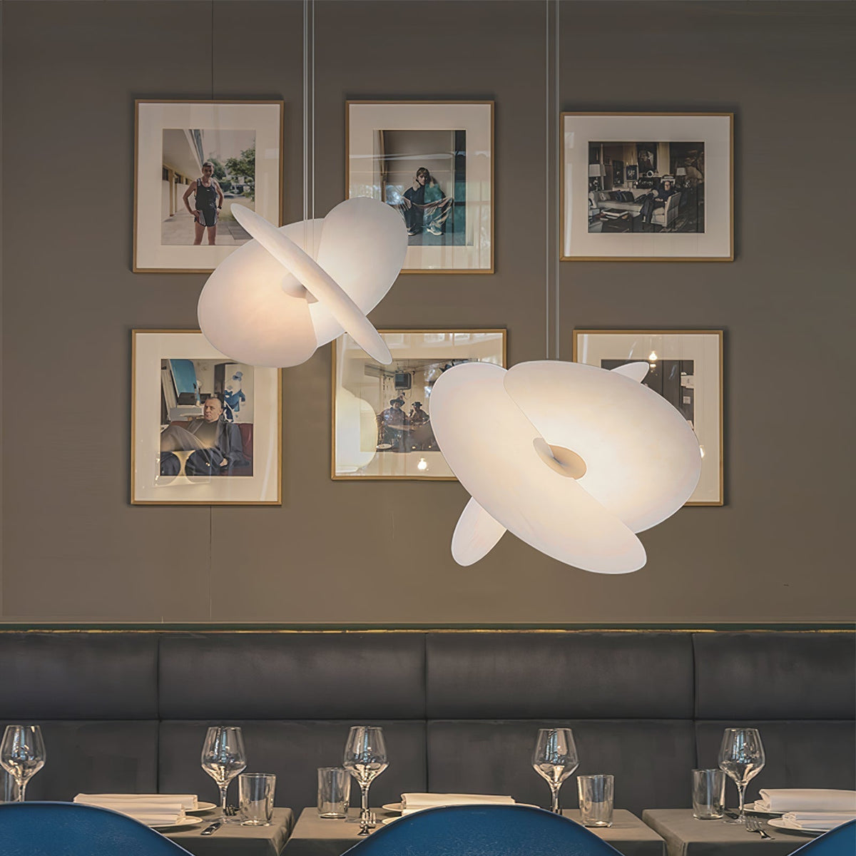 Whirl Modern Fabric Pendant Lamp