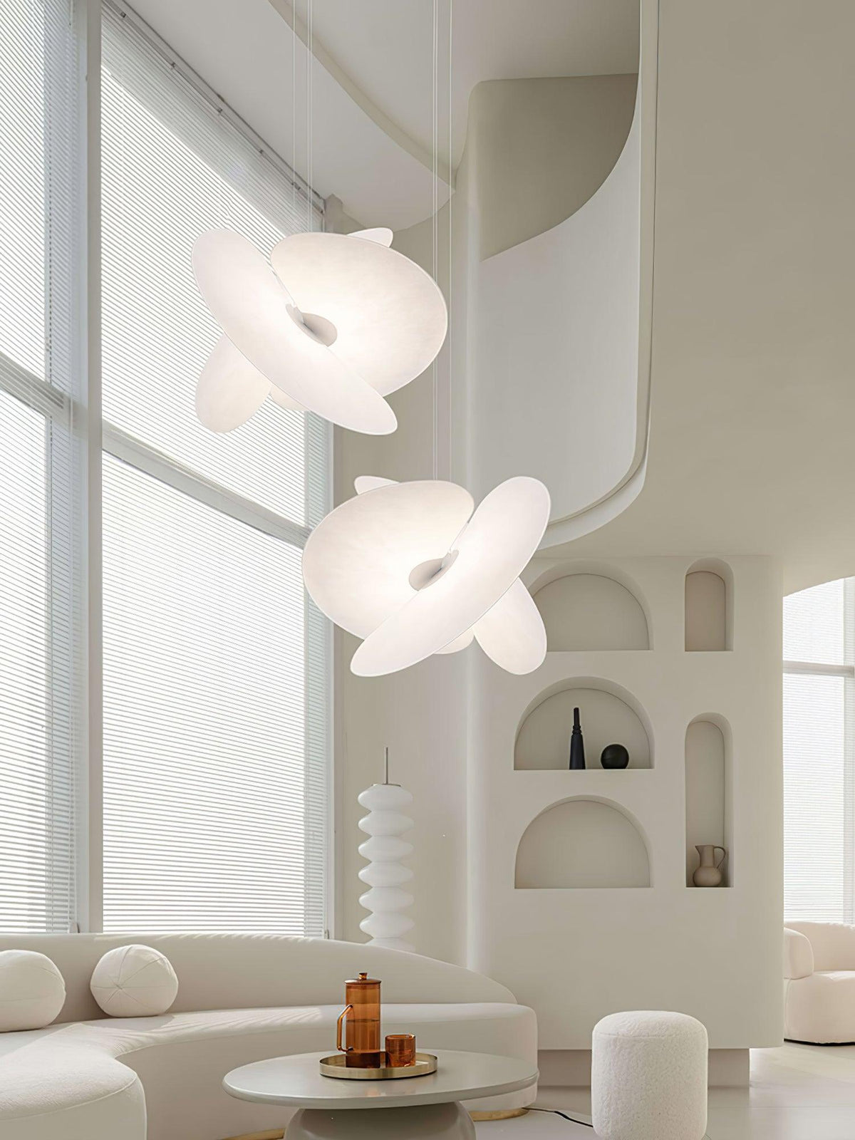 Whirl Modern Fabric Pendant Lamp