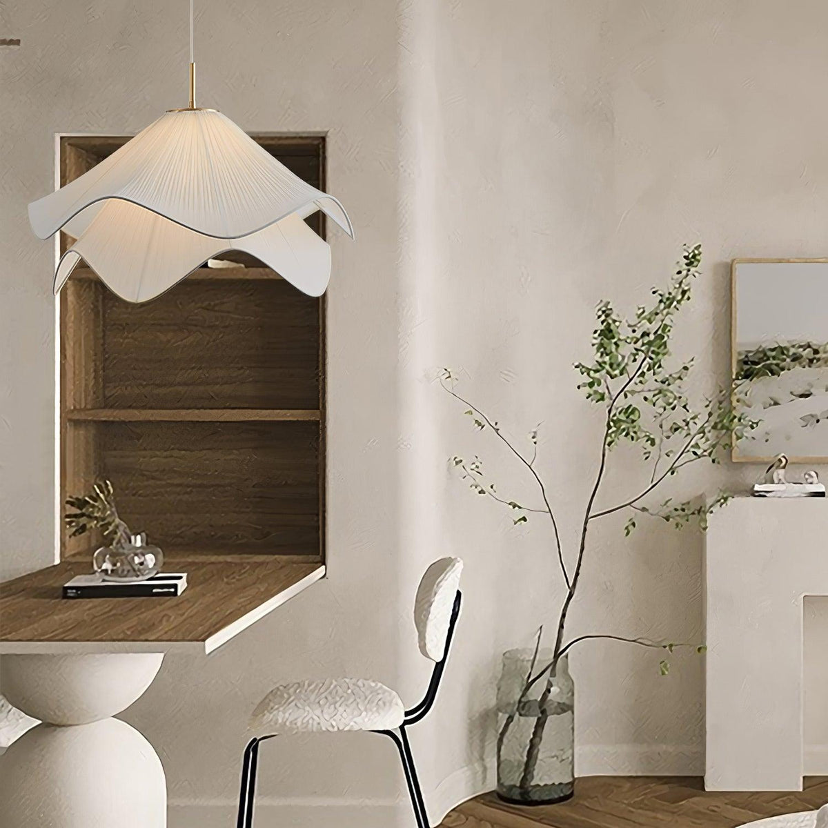 Evanel Fabric Artistic Pendant Light
