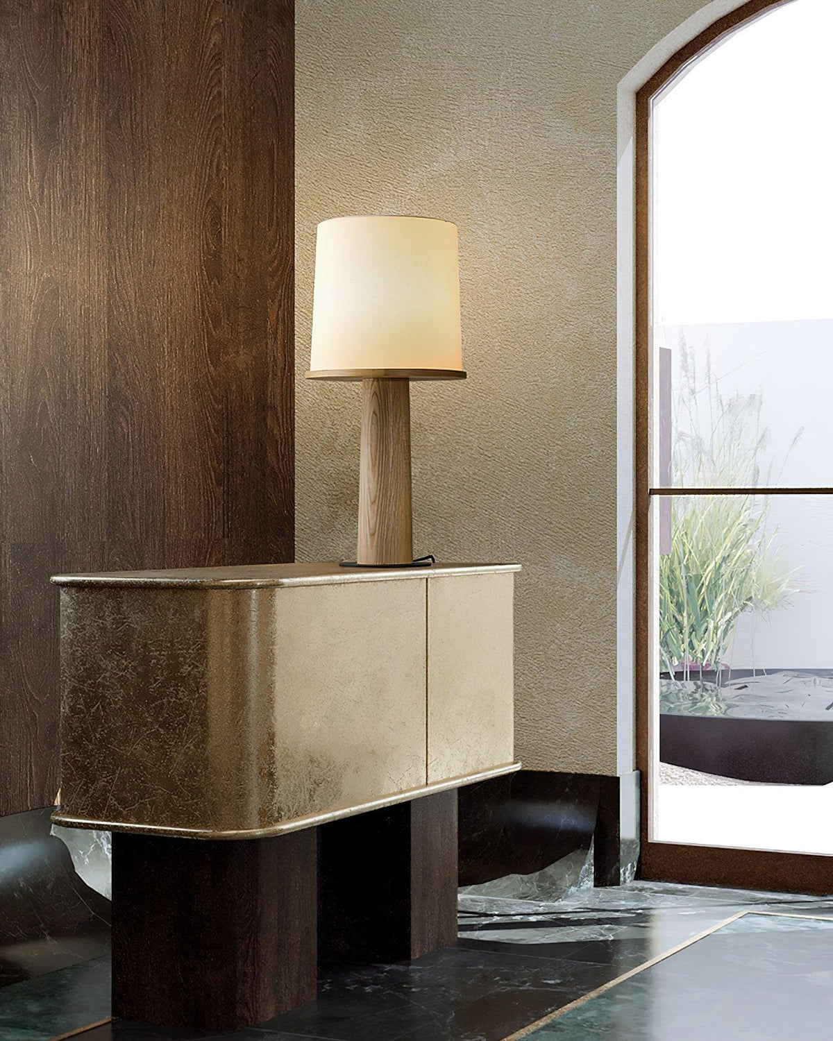 Jennifer Modern Wood Table Lamp