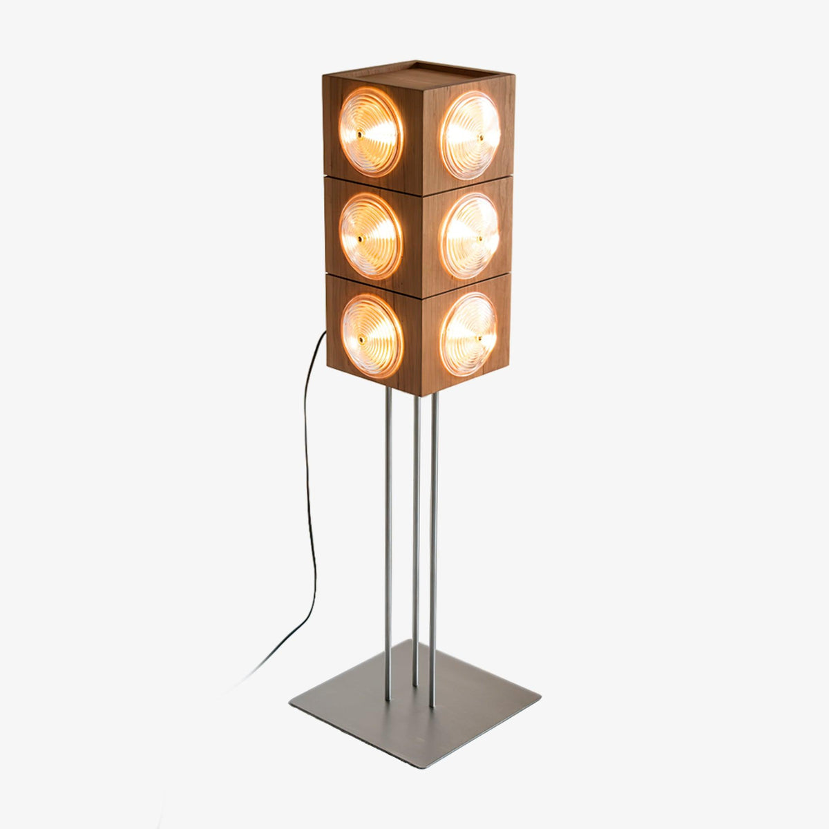 Avraearae Modular Wood Floor Lamp