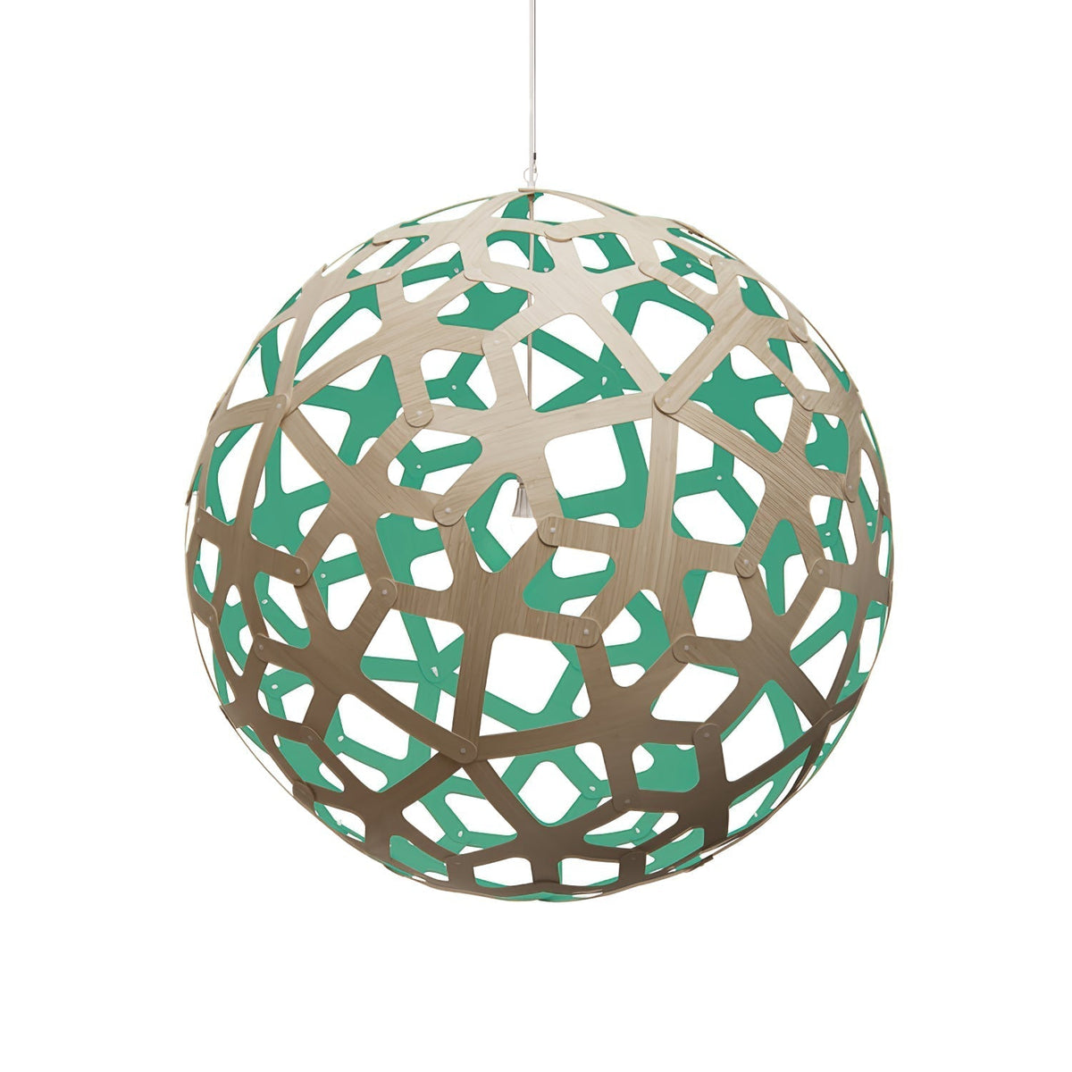 Rininia Pendant Light Geometric Wooden Woven