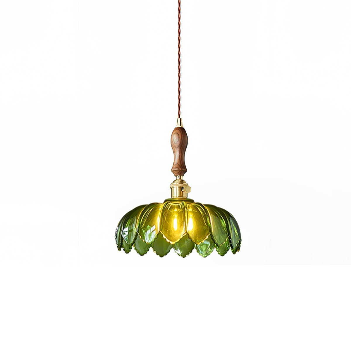 Fioracn Wood Light Luxury Pendant Lamp
