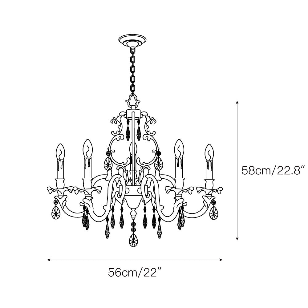Olrinila Postmodern Luxury Brass Crystal Chandelier
