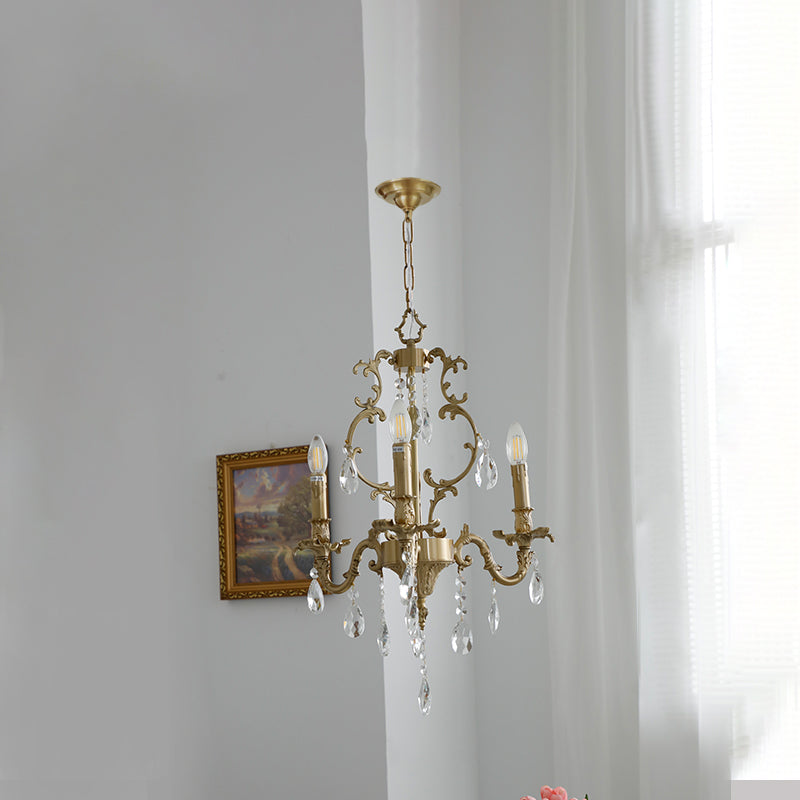 Olrinila Postmodern Luxury Brass Crystal Chandelier