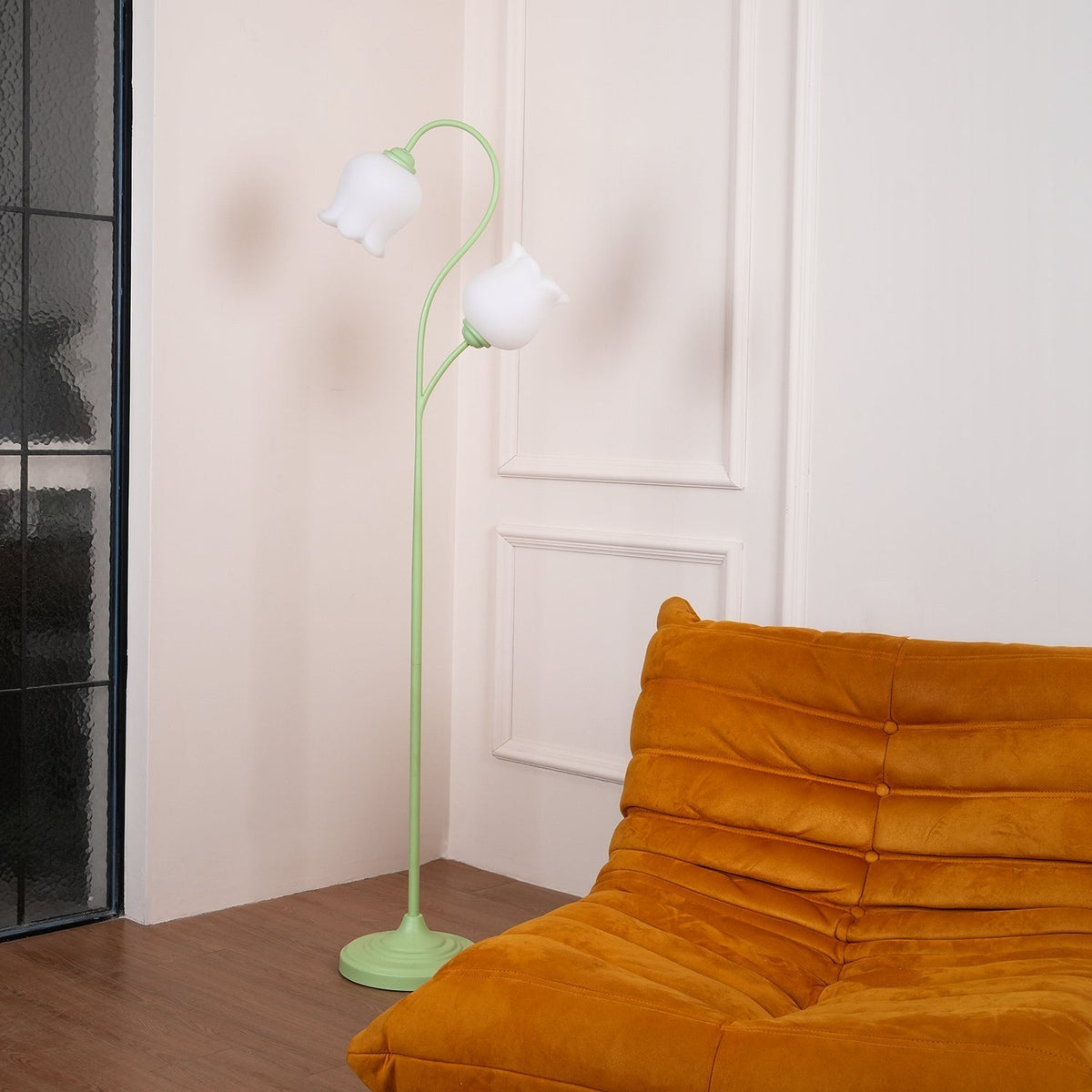 Zevelil Floral Floor Lamp