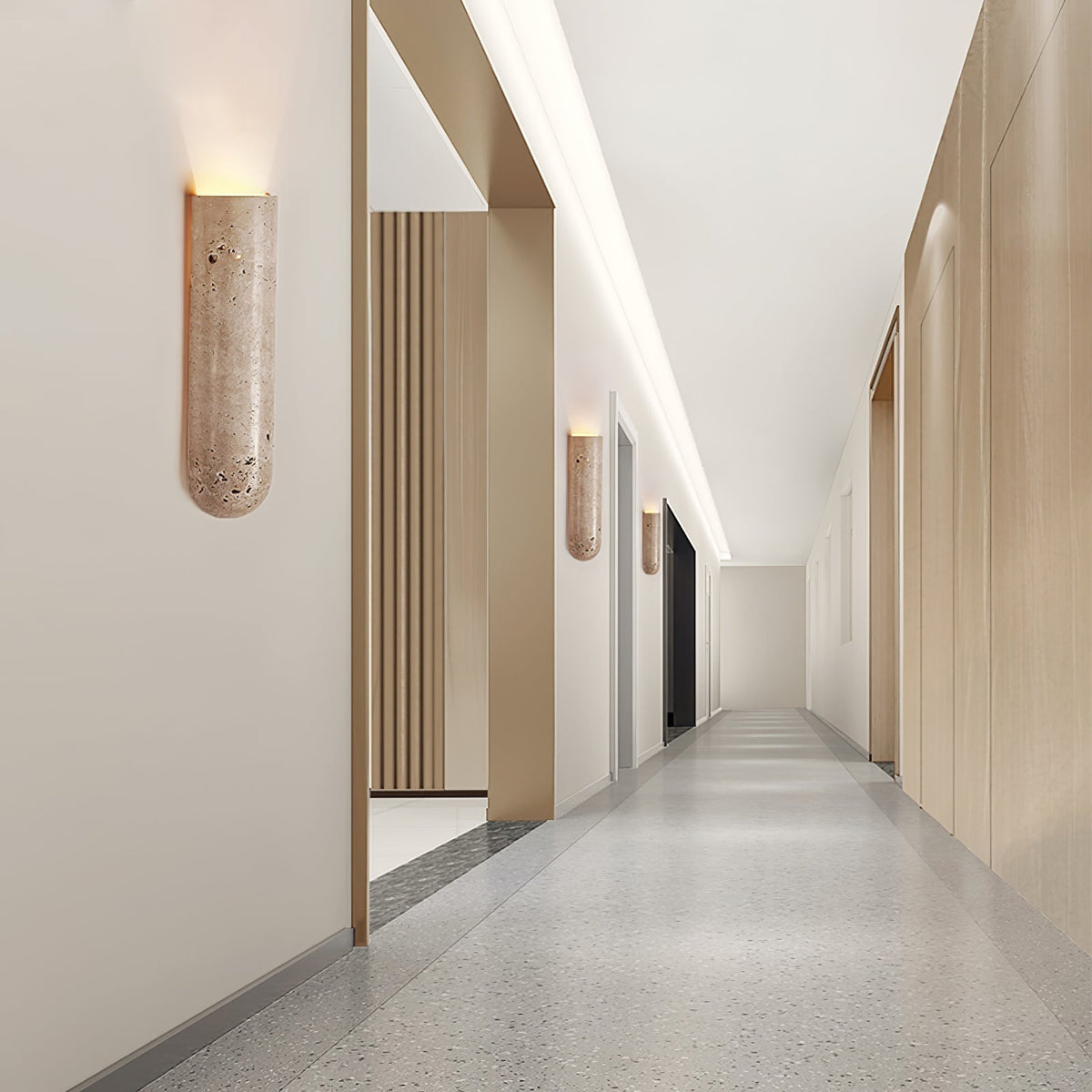 Olvenan Travertine Wall Light