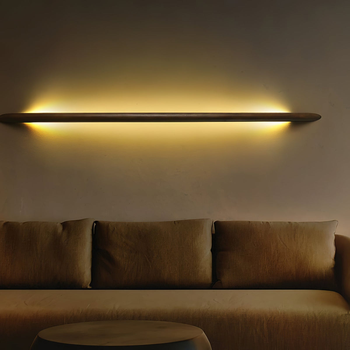 Evvinos Modern Minimalist Linear Wood Wall Light
