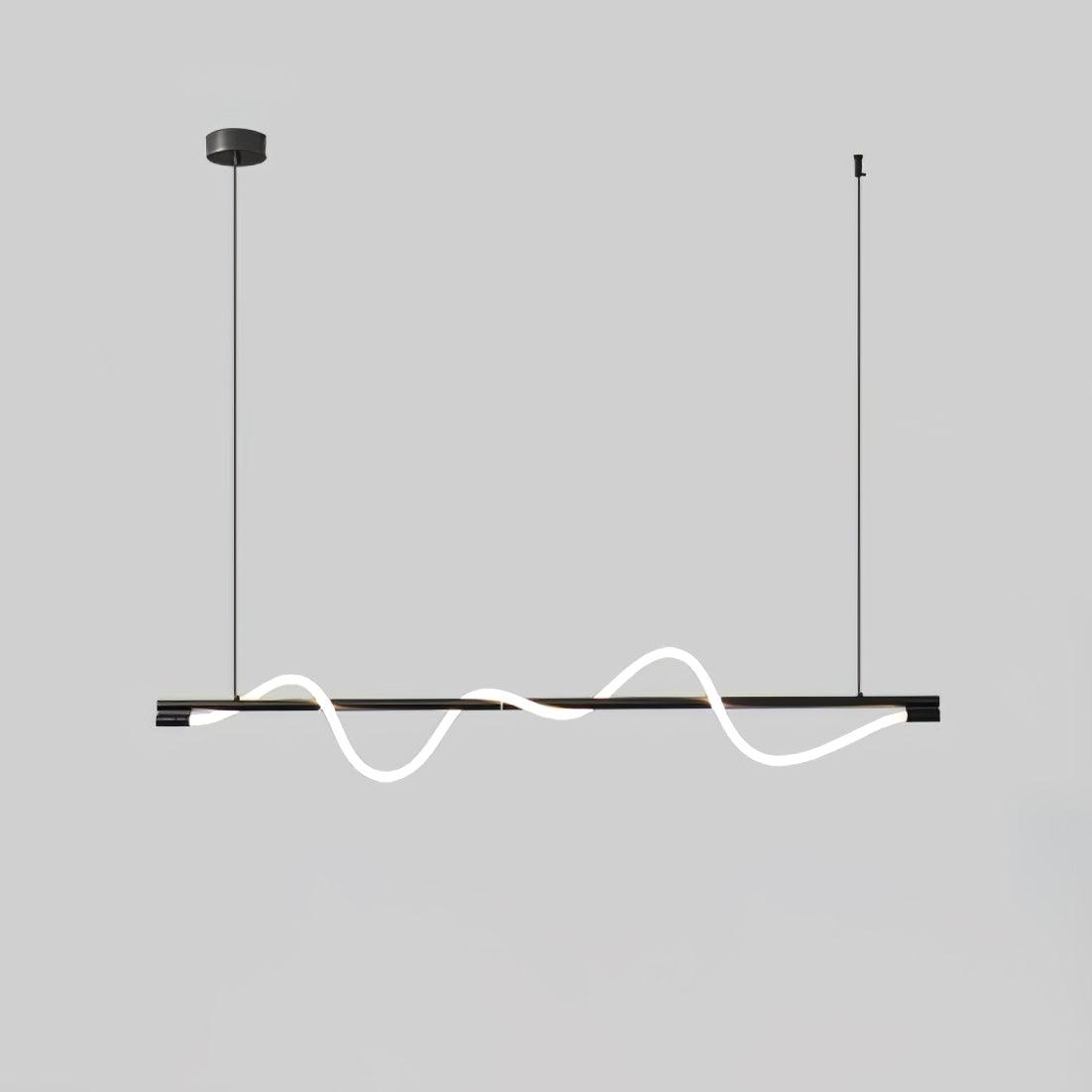 Pulse Minimalist Brass Pendant Lamp