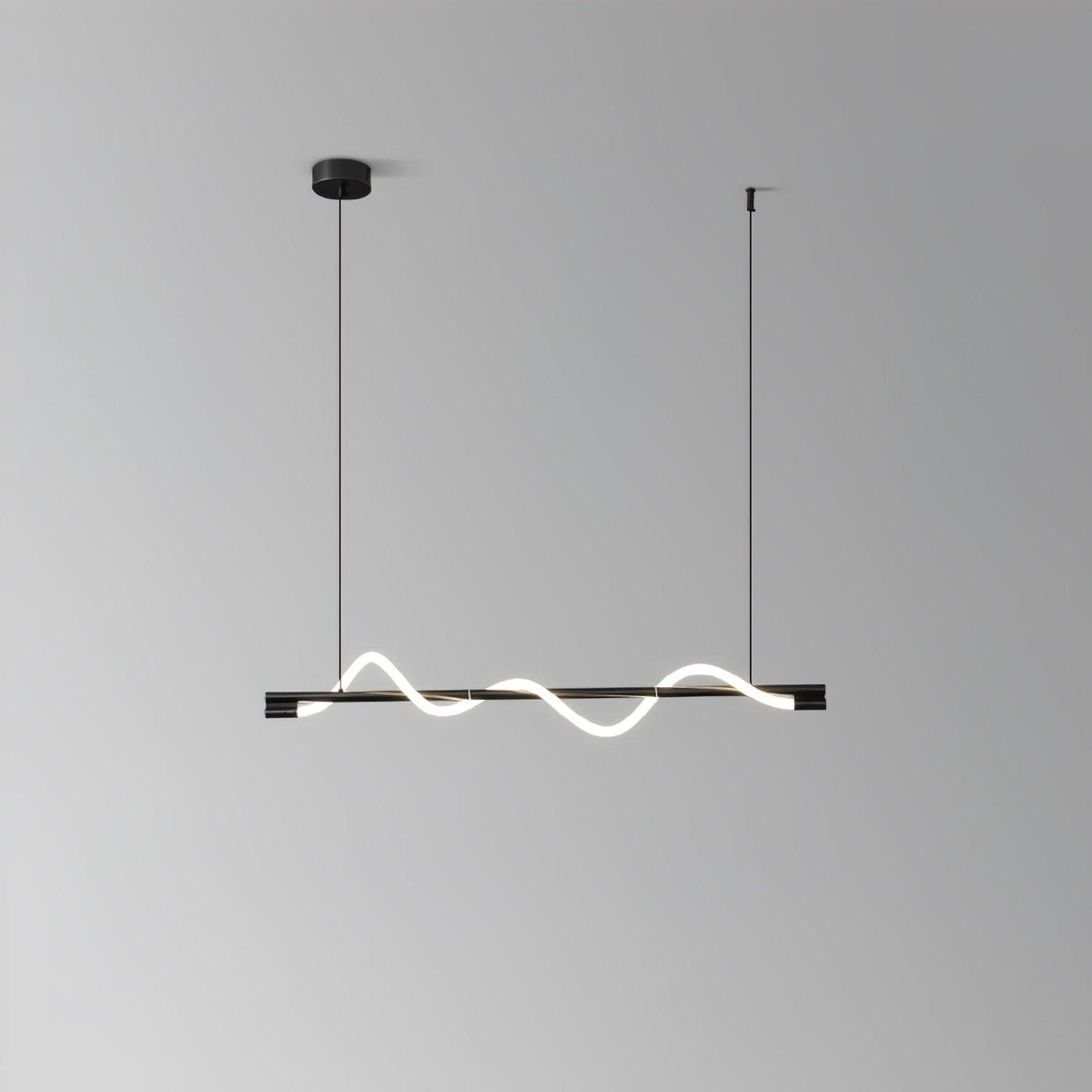 Pulse Minimalist Brass Pendant Lamp