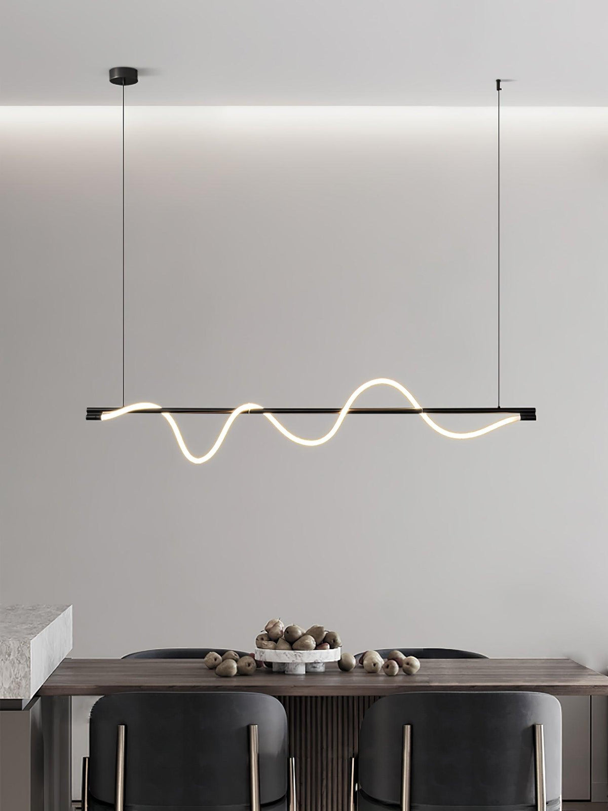 Pulse Minimalist Brass Pendant Lamp