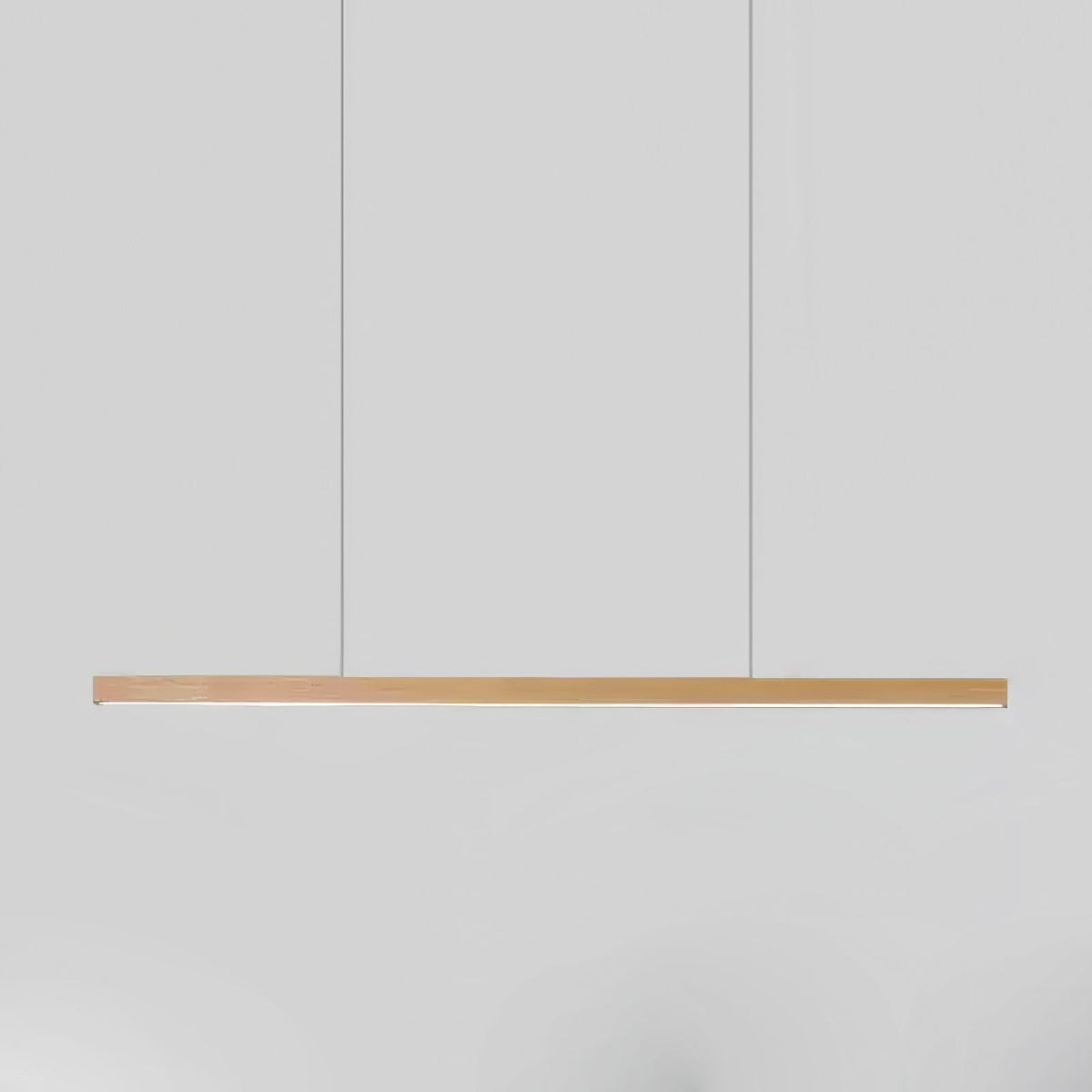 Weda Linear Wooden Pendant Light