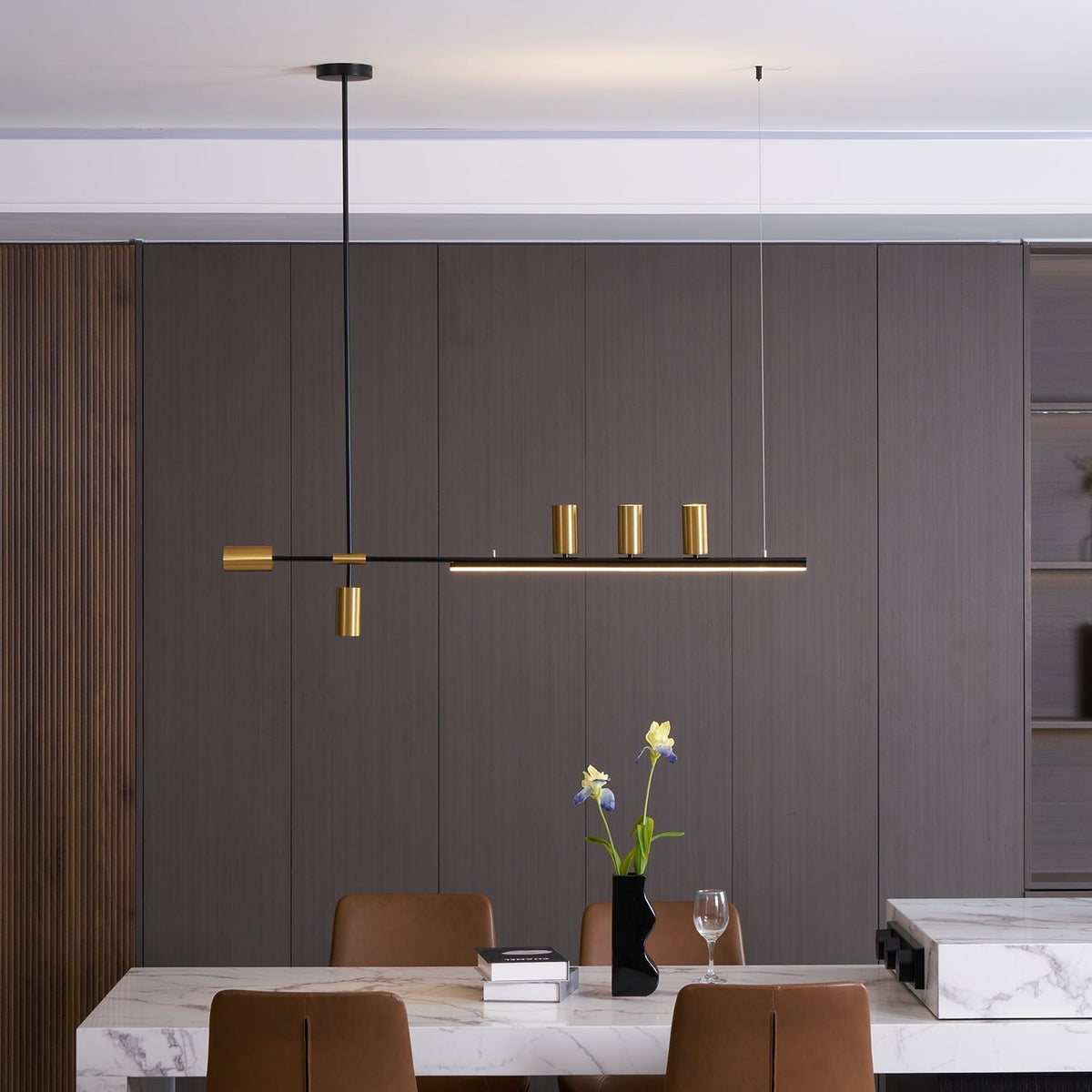 Aulten Modern Minimalist Linear Island Pendant Lamp