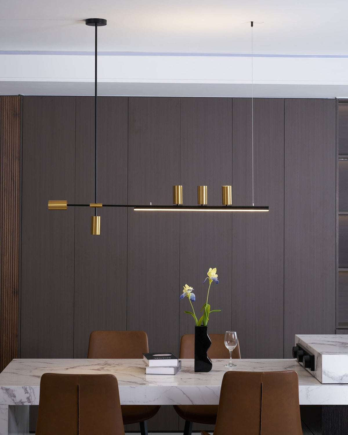 Aulten Modern Minimalist Linear Island Pendant Lamp