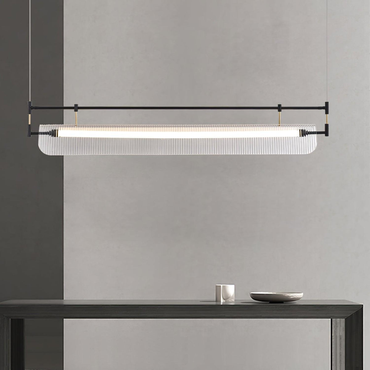 Meldo Chandelier Linear Strip Acrylic Long